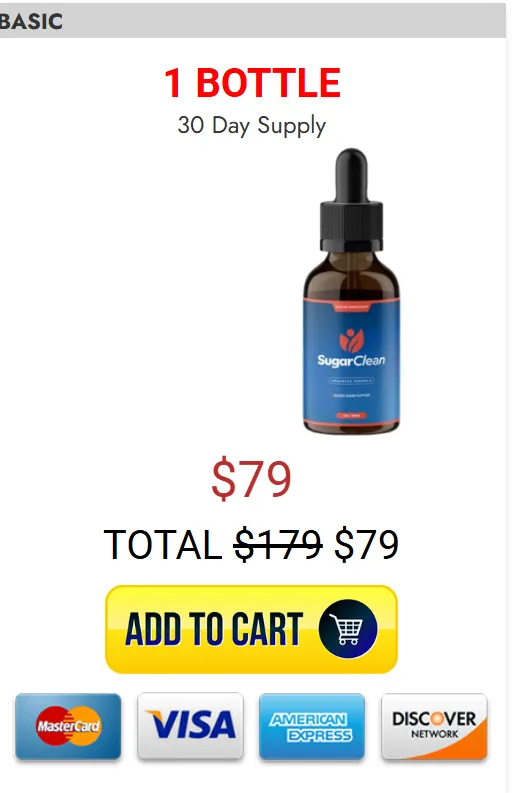 SugarClean - 1 Bottle